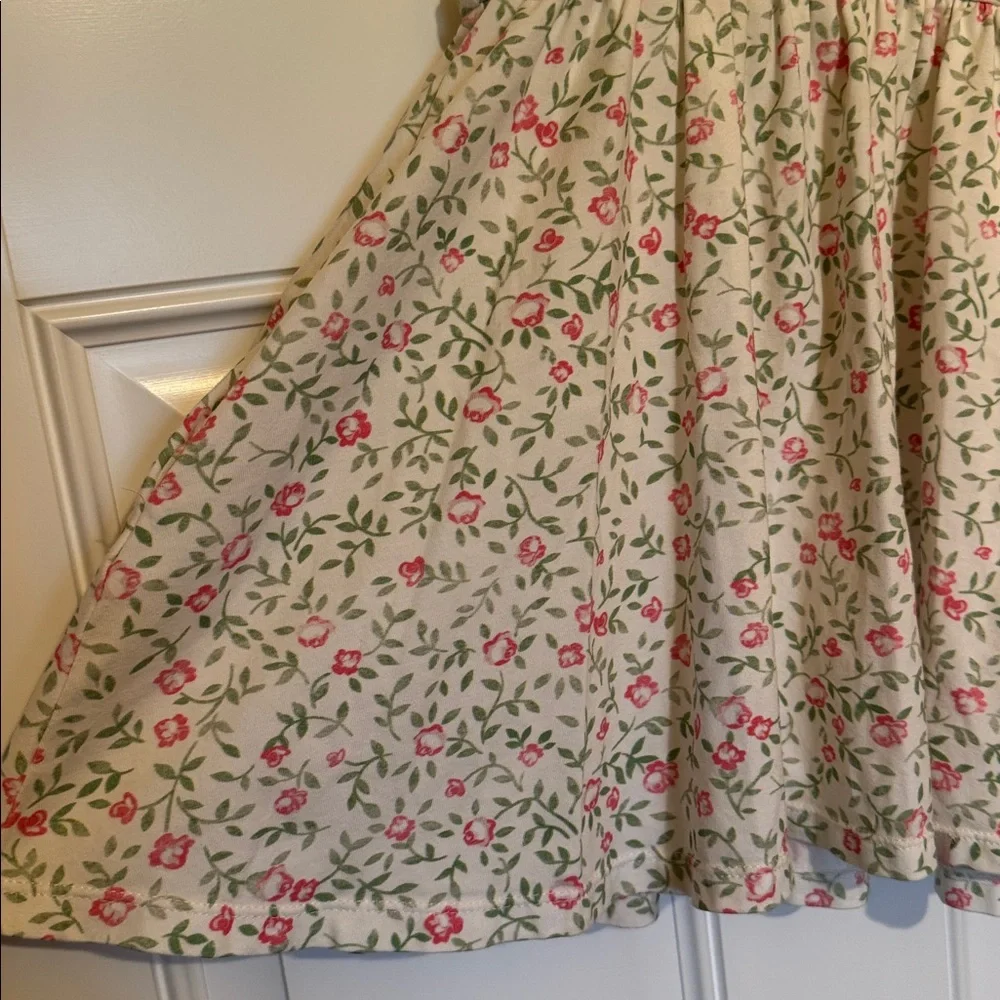 OMI JO Girls 3T Aunt Heart Tunic Red White Green Floral Christmas Vine & Bloomer
